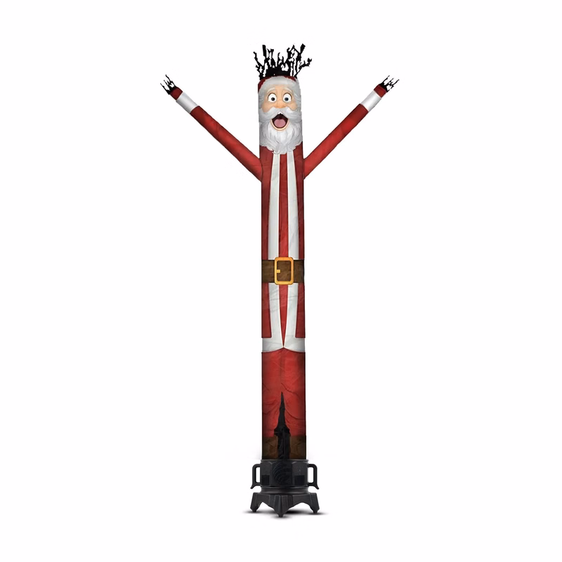 Santa Christmas Inflatable Tube Man with Blower