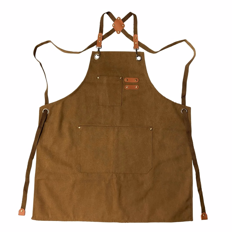 Canvas Apron With Removable Name Patch