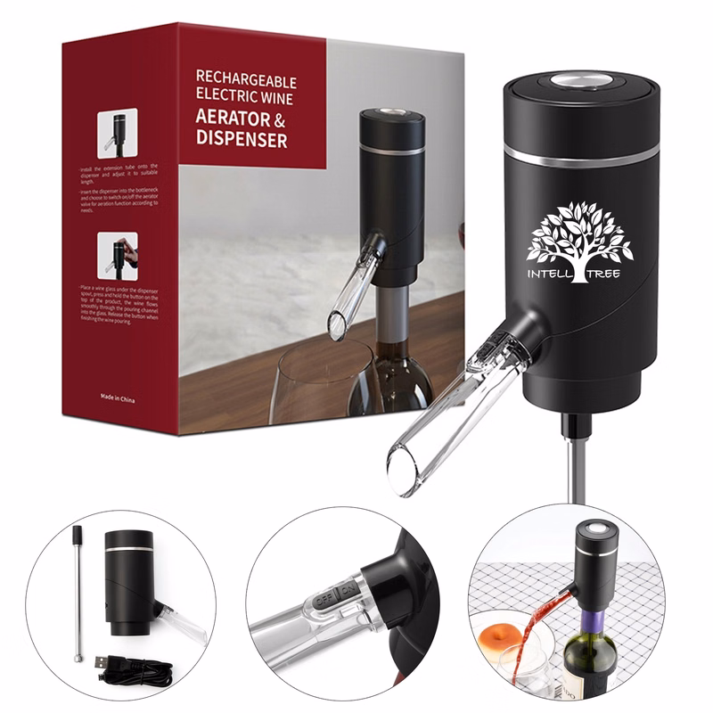 Electric Decanter Pump Dispenser Wine Aerator Gifts Set