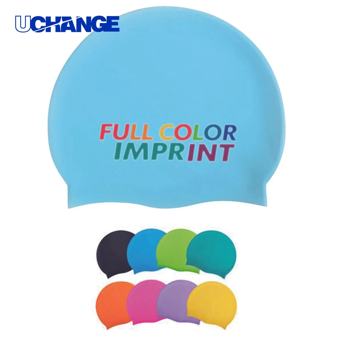 Custom Silicone Swim Cap Flat Style for Swimming 1