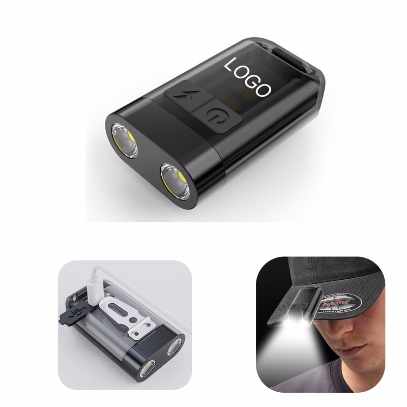 Rechargeable Mini Pocket LED Keychain Flash Light