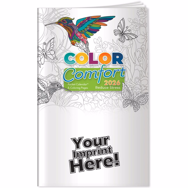 Pocket Calendar - 2026 Reducing Stress Color Comfort
