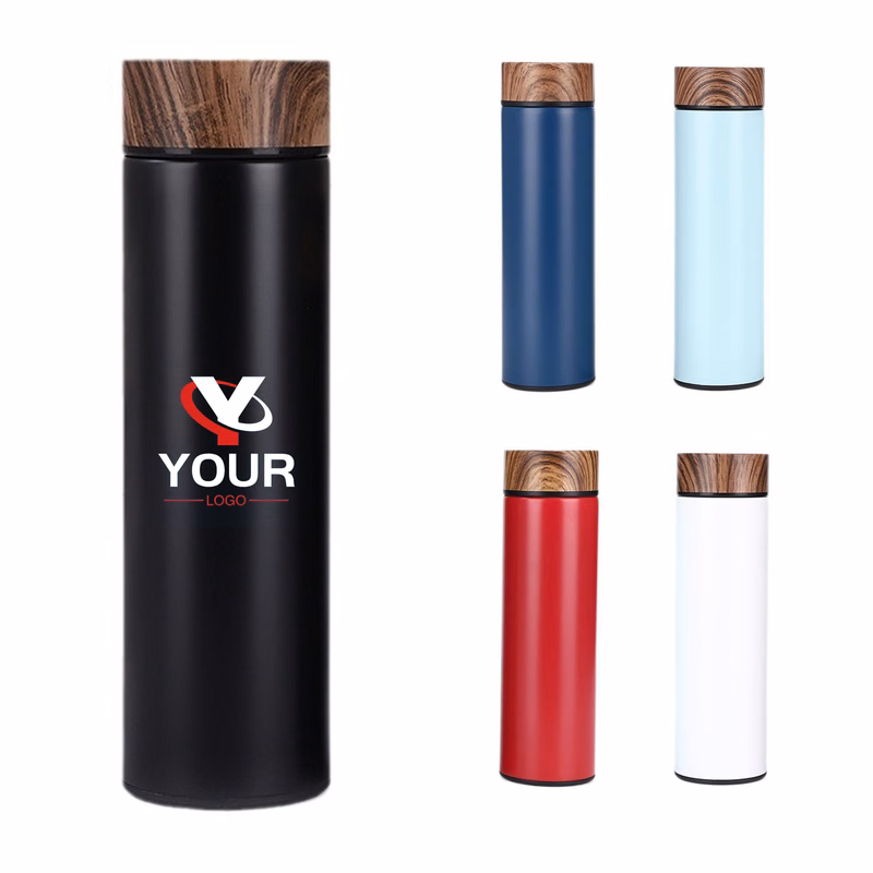 Wood Grain Travel Mug