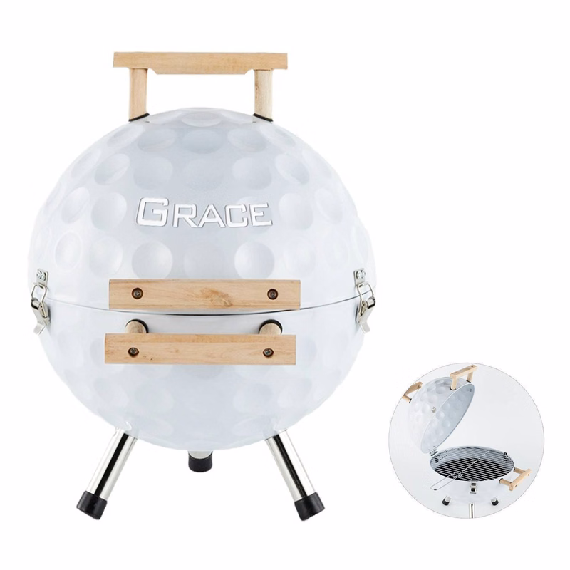 Portable Golf Ball Shaped BBQ Charcoal Grill