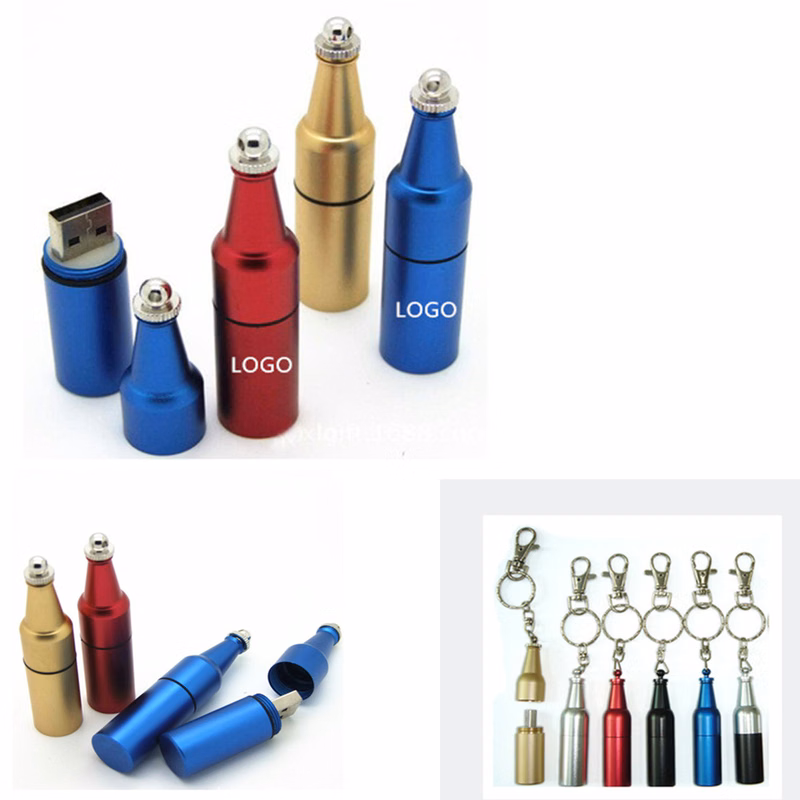 8 GB Beer Bottle Shape USB Flash Drive