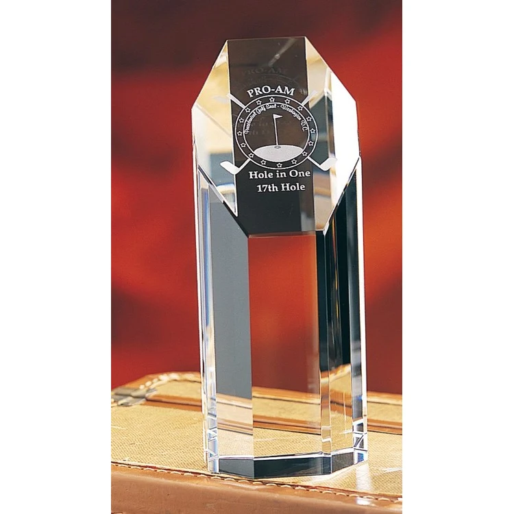 Designer Crystal Octagon Tower Award 1