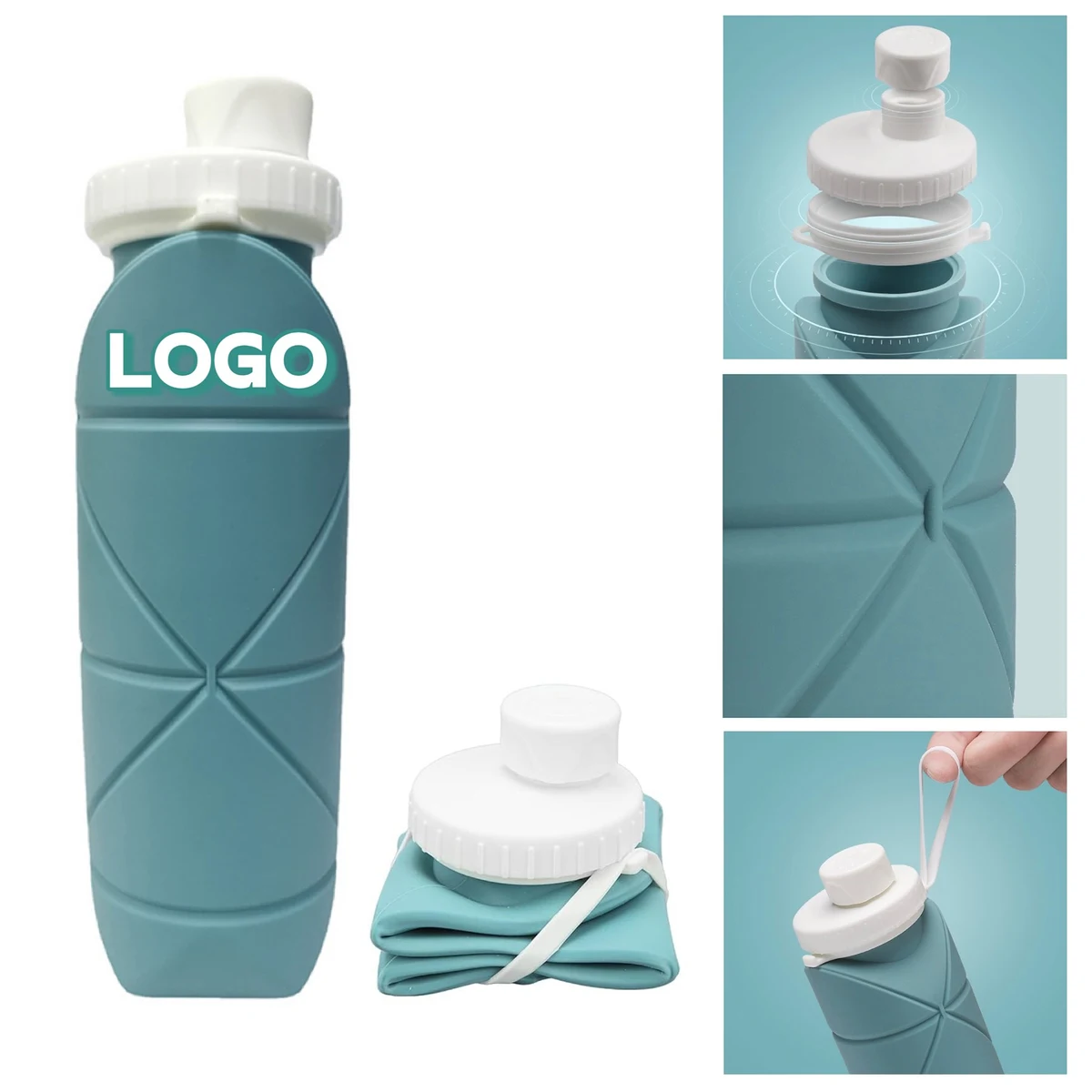 Collapsible Silicone Water Bottles 1
