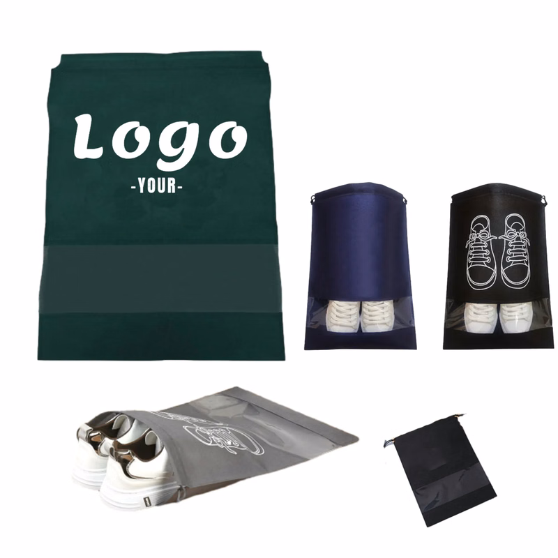 Non Woven Drawstring Pocket Travel Dustproof