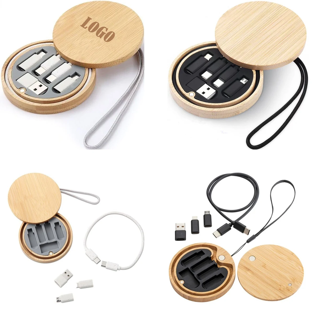 2-in-1 Fast Charge Cable Mobile Phone Storage Box 1