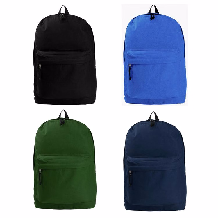 18" Basic Backpacks - 4 Colors