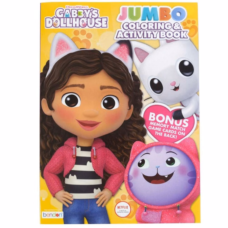 Gabby's Dollhouse Coloring Books - One Title