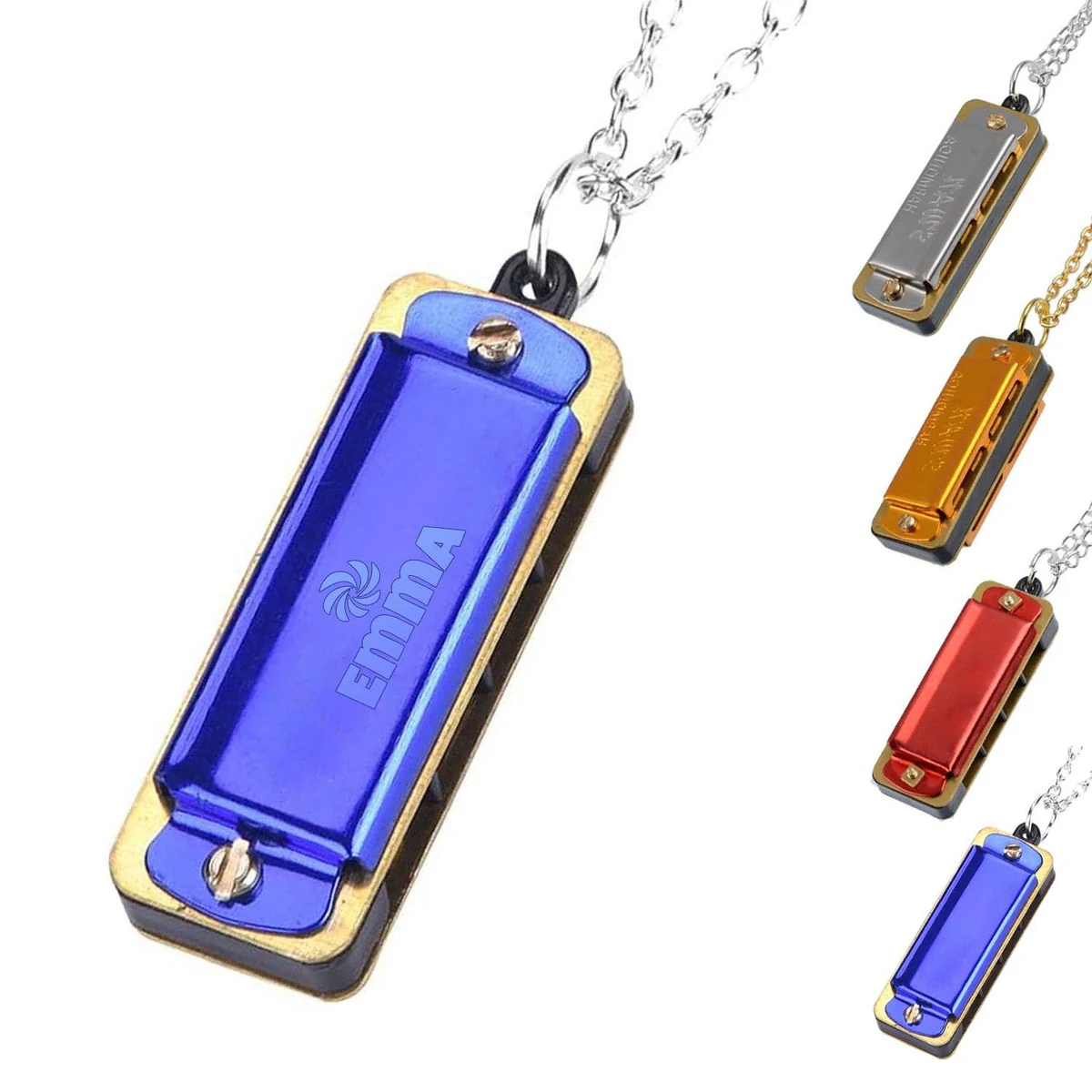 Harmonica Necklace 1
