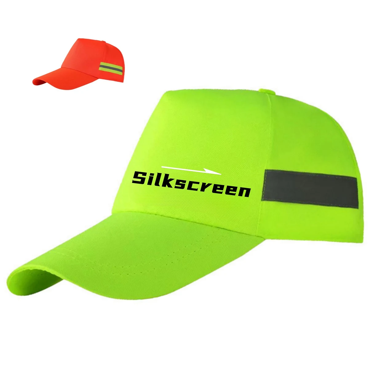Reflective Cap Breathable Safety Baseball Hat 1