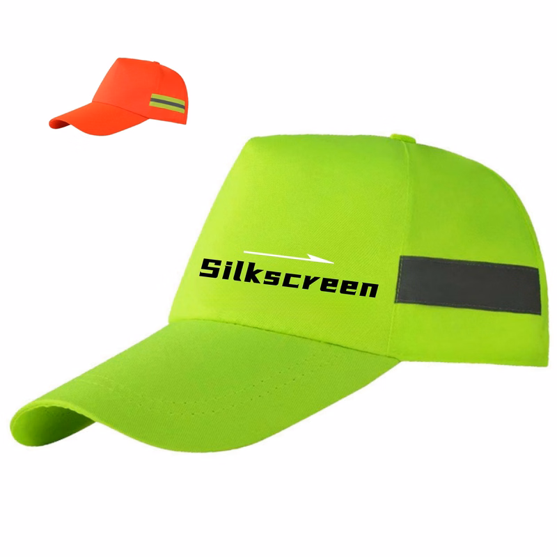 Reflective Cap Breathable Safety Baseball Hat