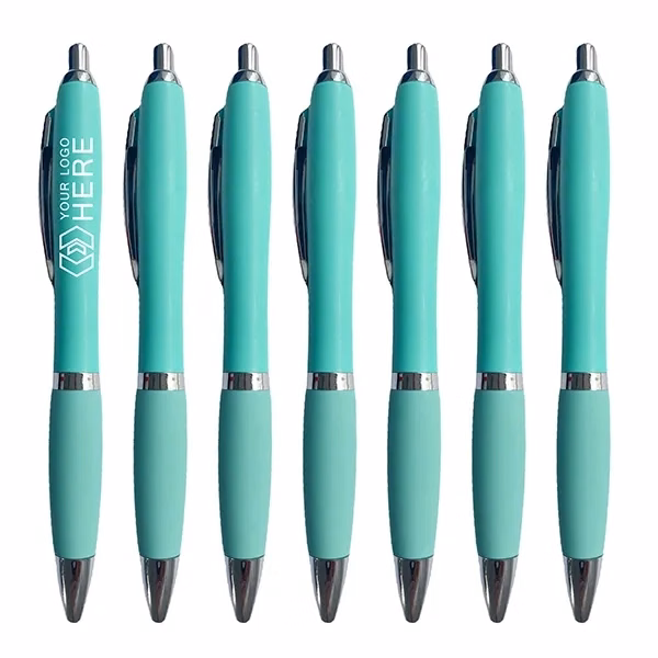 Comfort Grip Ballpoint Pen- Teal color