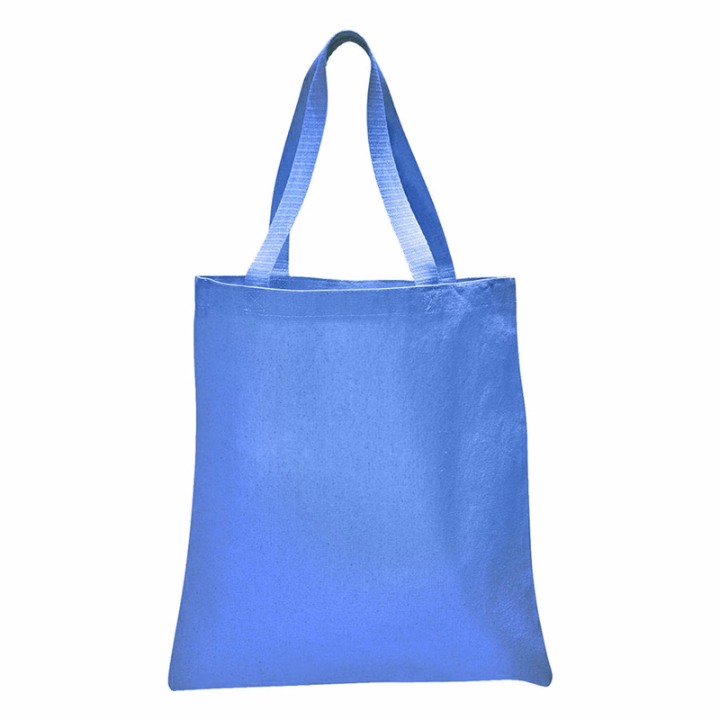 Value 6 oz Cotton Canvas Tote Bag - 15"W x16"H x 3"D x
