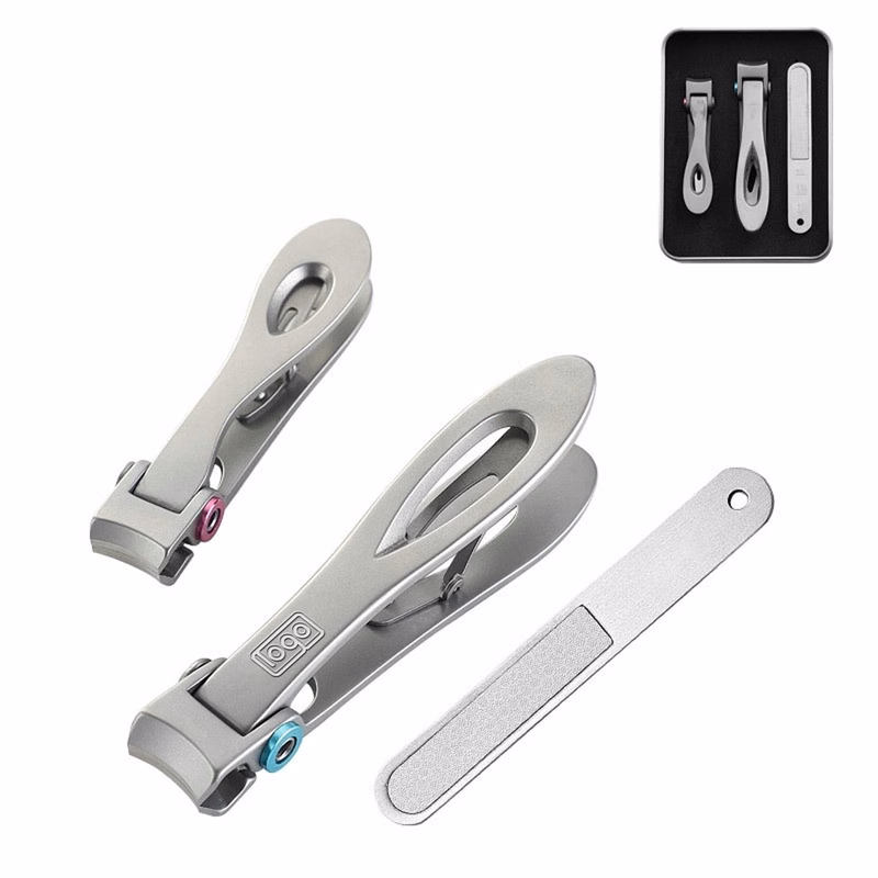 3-In-1 Metal Case Nail Clipper Manicure Pedicure Set