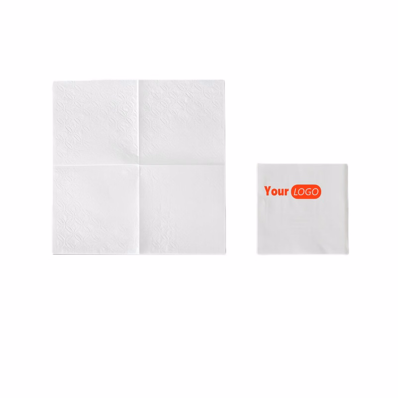 Double Layer Wood Pulp Napkin 9x9 Inch
