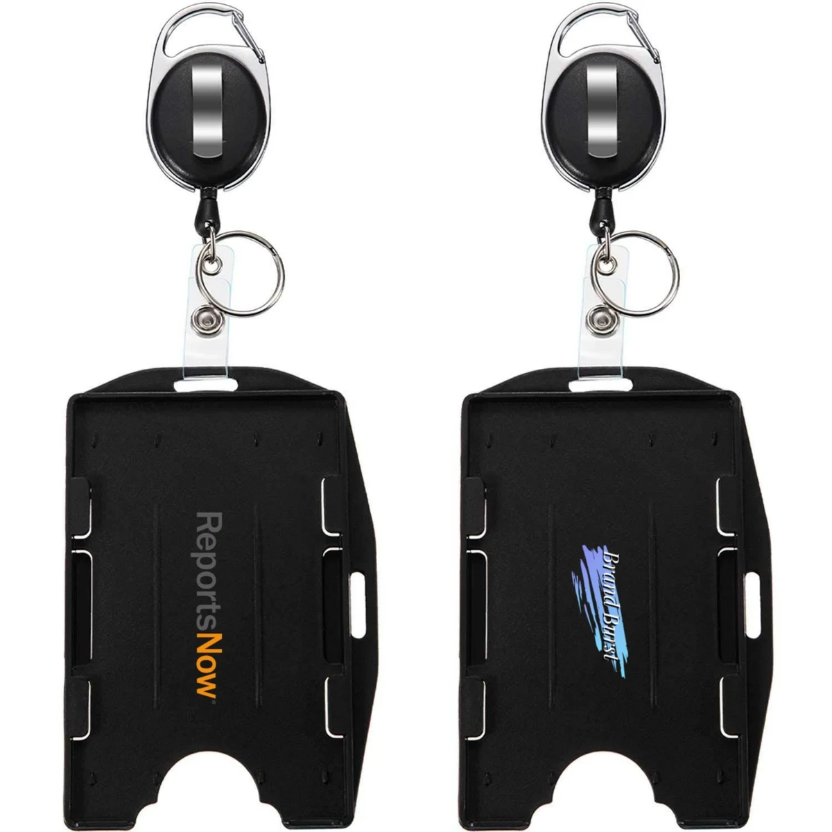 Plastic 2 Cards Badge Holder 1