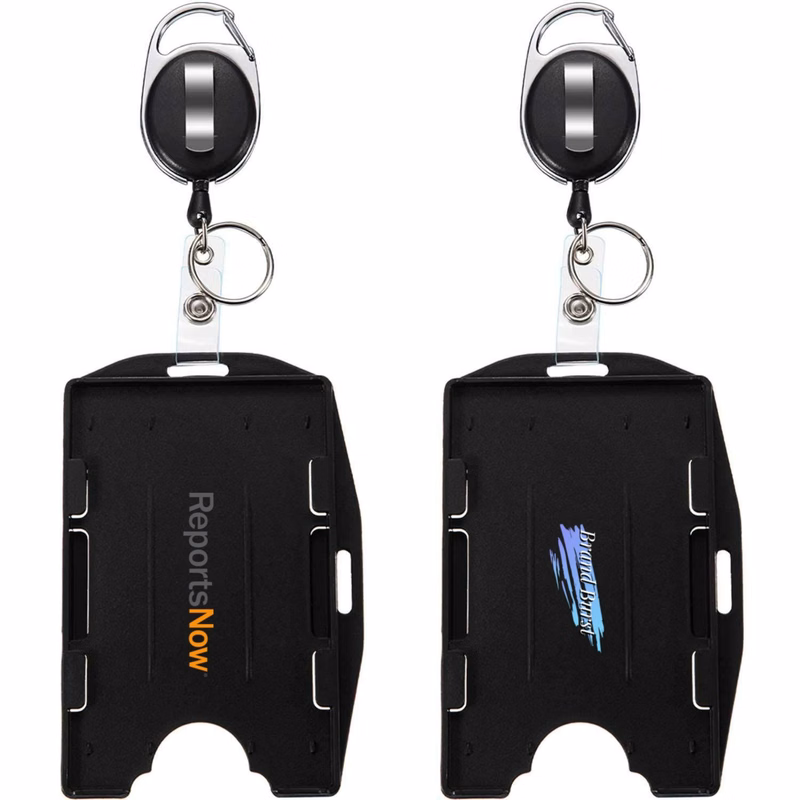 Plastic 2 Cards Badge Holder