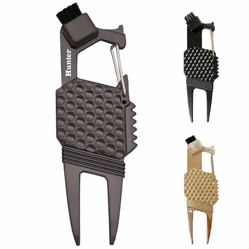 Zinc alloy ball fork with bristle brush