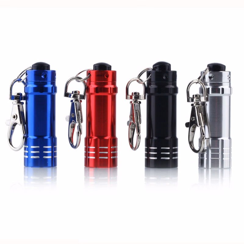 Compact 3-LED Swivel Keychain Light