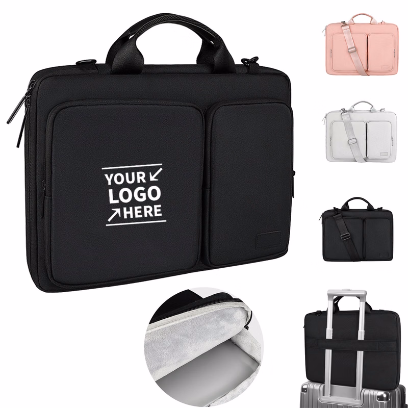 14Inch Laptop Shoulder Bag W/ Removable Strap
