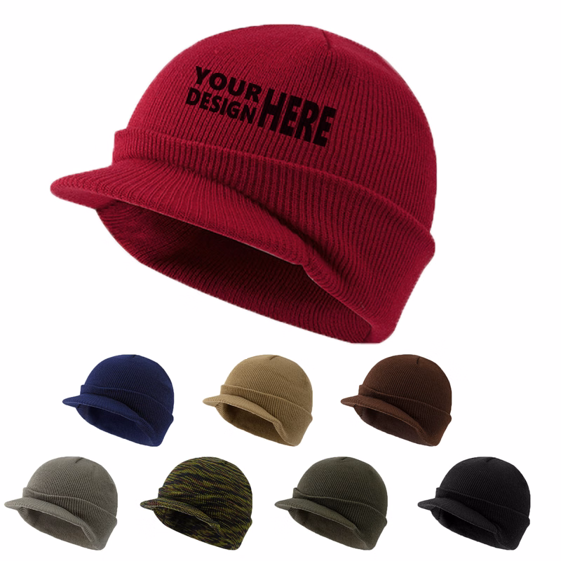 Acrylic Knit Baseball Cap