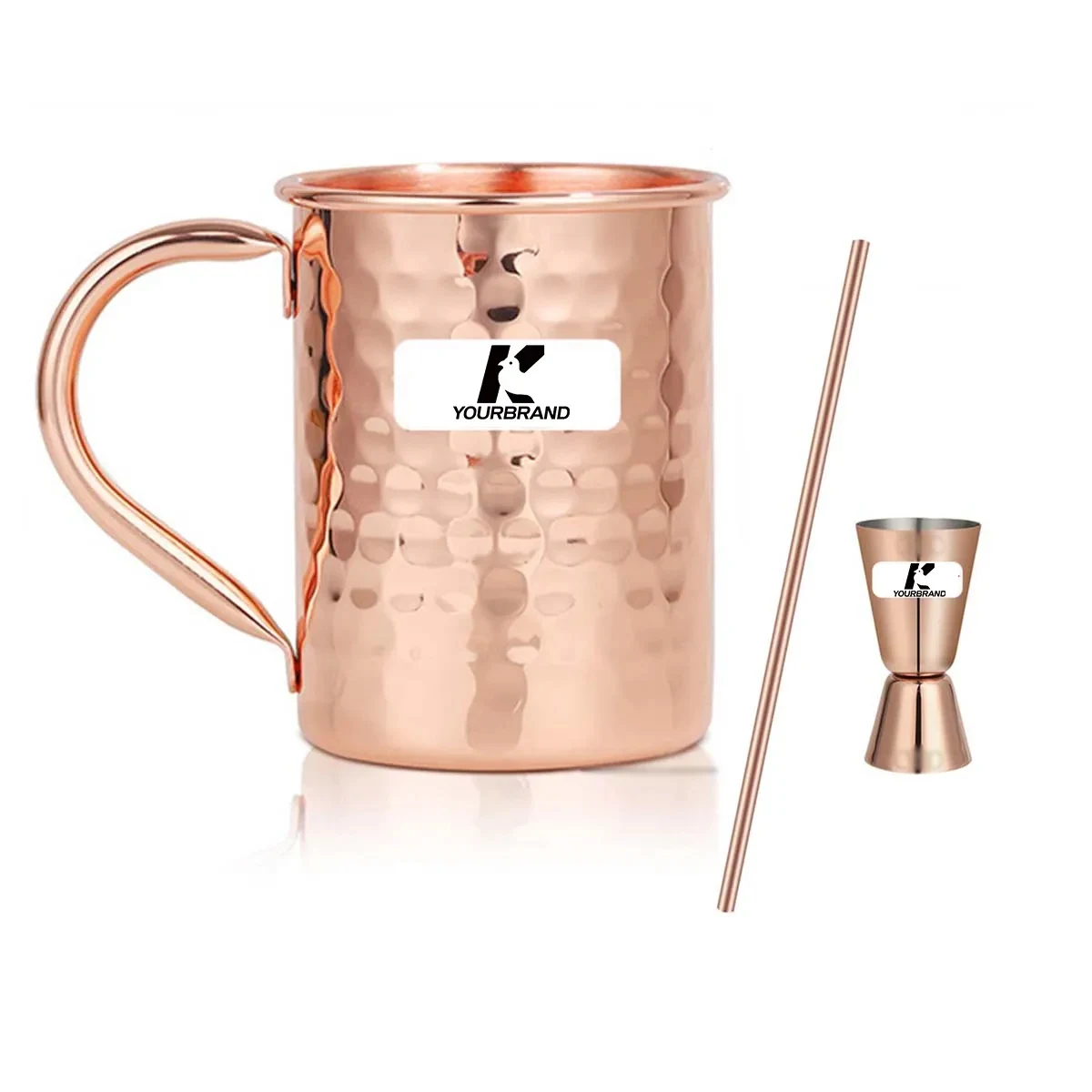 13oz Stylish Durable Pure Copper Plating Moscow Mule Mugs 1