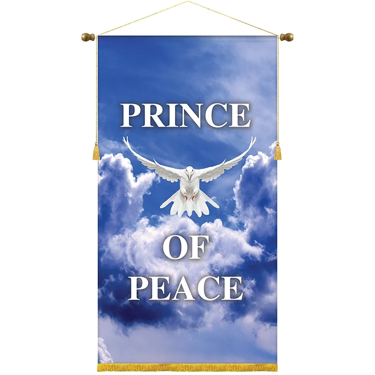 30" x 54" Podium Banner, Straight Cut/ with Fringe 1