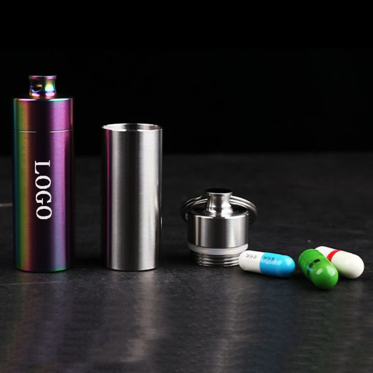 Stainless Steel Pill Box 1