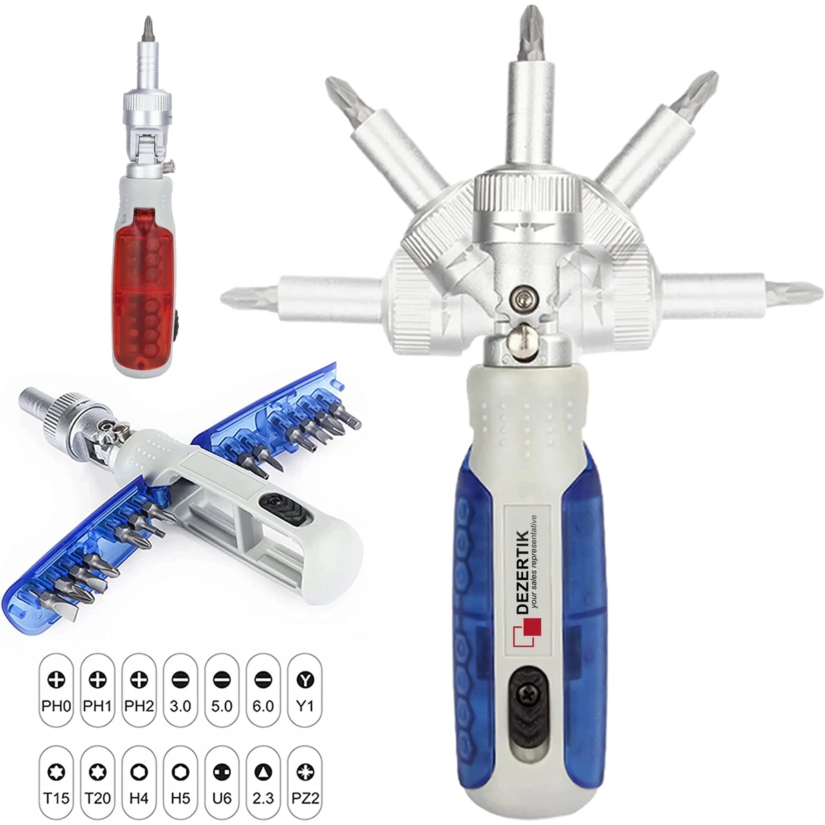 14 In 1 Ratcheting Multitool Screwdriver 1