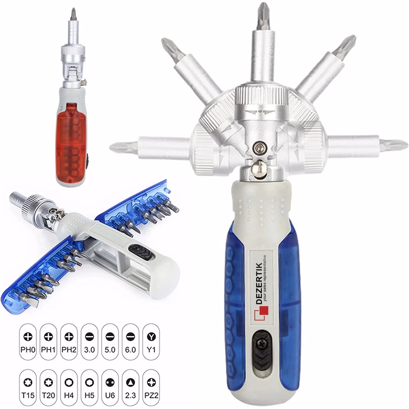 14 In 1 Ratcheting Multitool Screwdriver