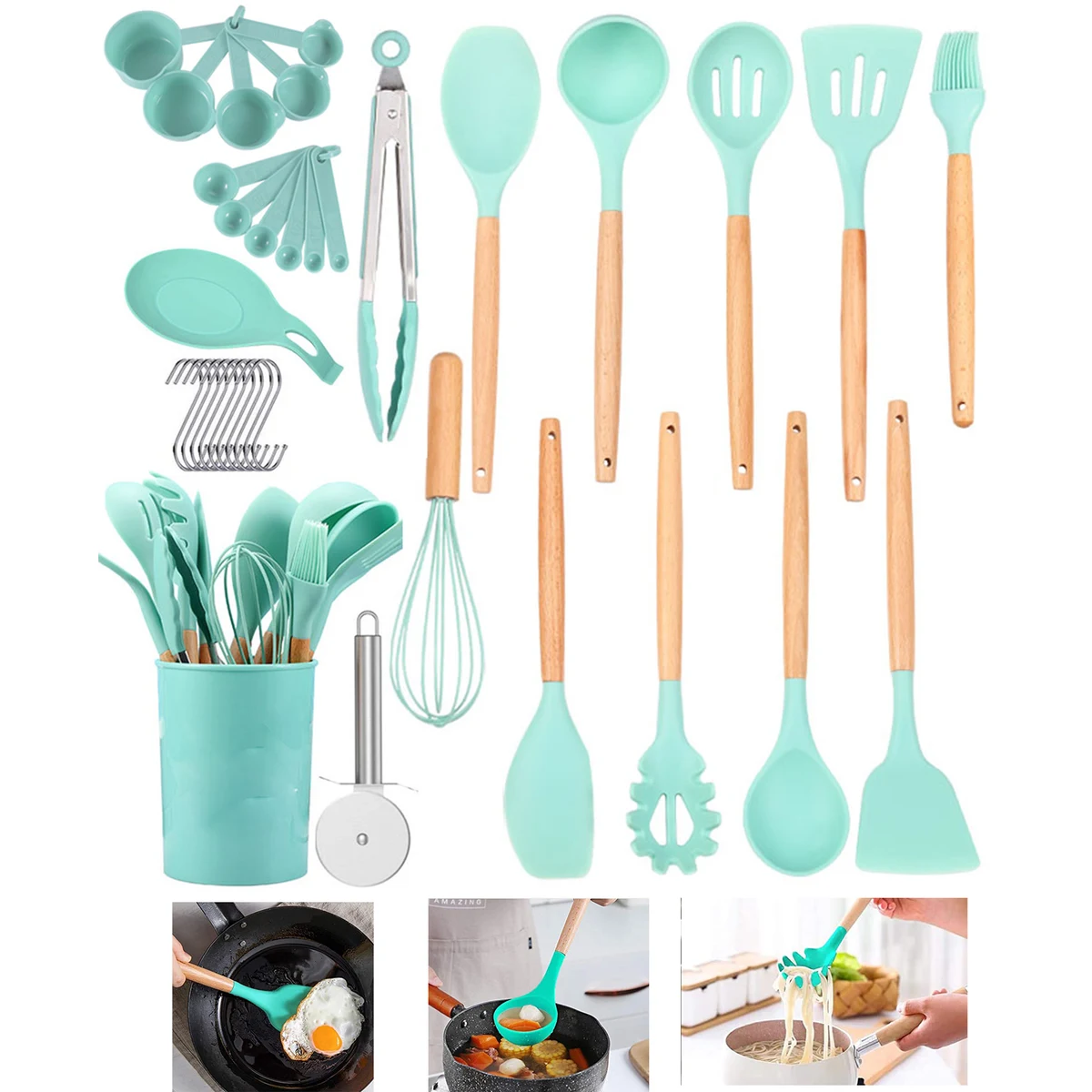 35 Pcs Chef Kitchen Cooking Utensils Set 1