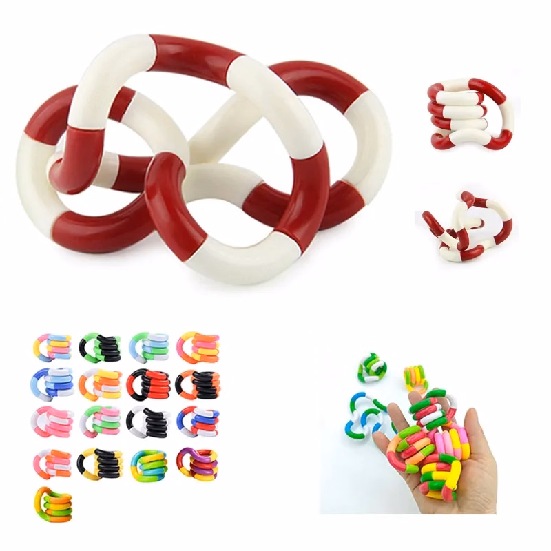 18 Sections of Stress Relieving Morphing Rope Toys