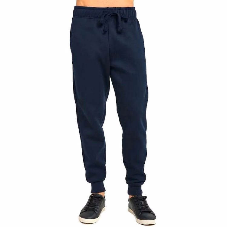 Men's Fleece Jogger Sweatpants Navy Small