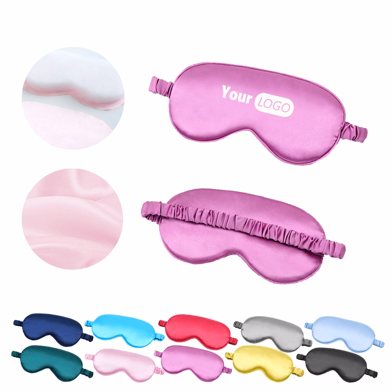 Eye Mask Made of Faux Silk MOQ 50