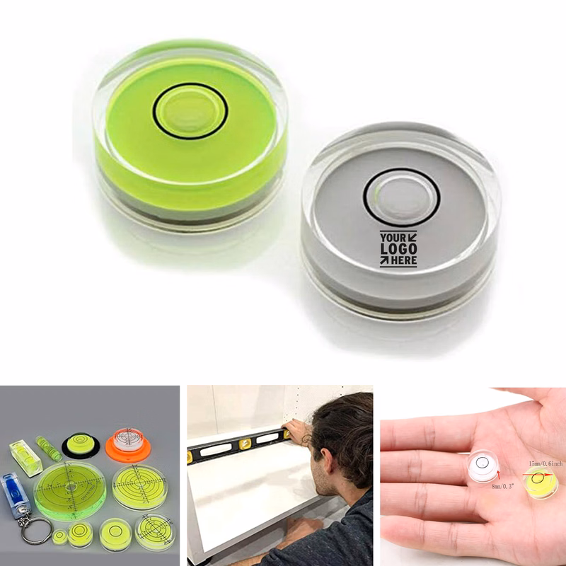 15x8mm 30/2mm Circular Bubble Rv Bubble Leveler Picture Hanging Level Tool