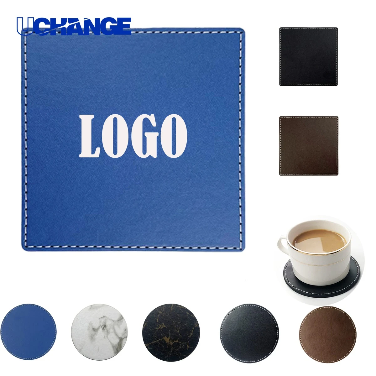 Heat Resistant Anti-Slip PU Cup Coaster Mat 1