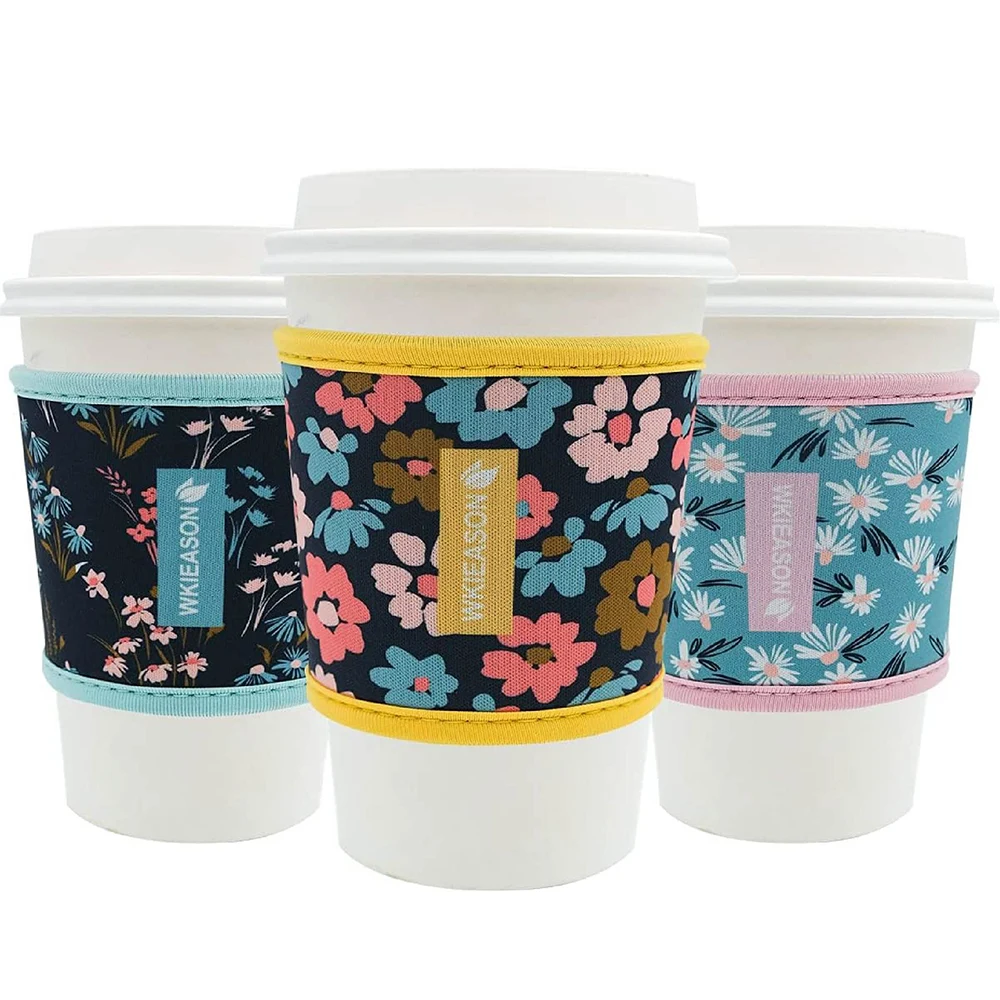 Neoprene coffee sleeves 1
