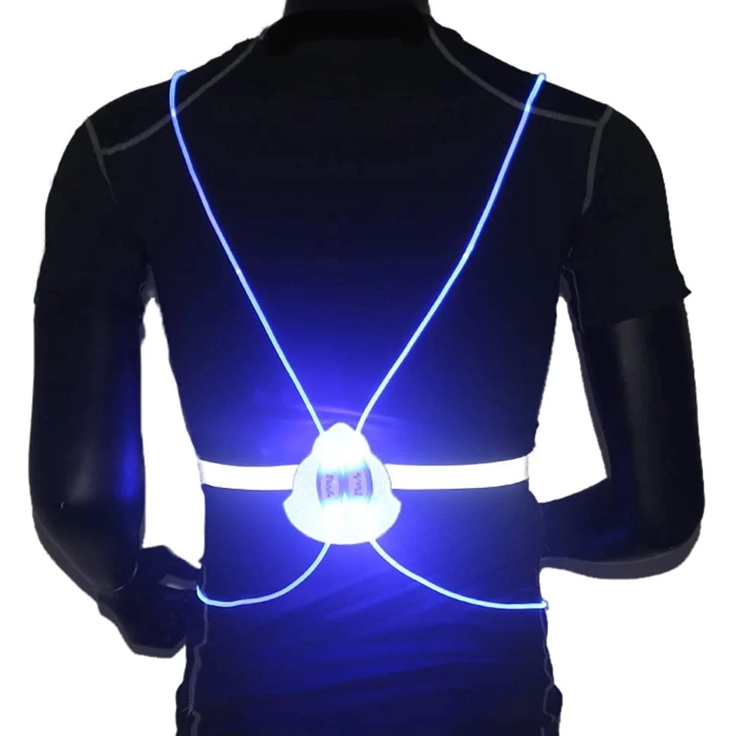 LED Flashing Reflective Running Sports Safety Vest 1