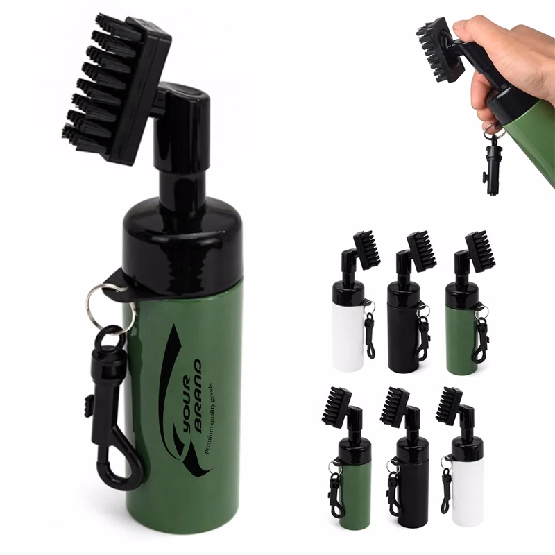 Golf Club Groove Cleaner Brush Bottle with Water Dispenser