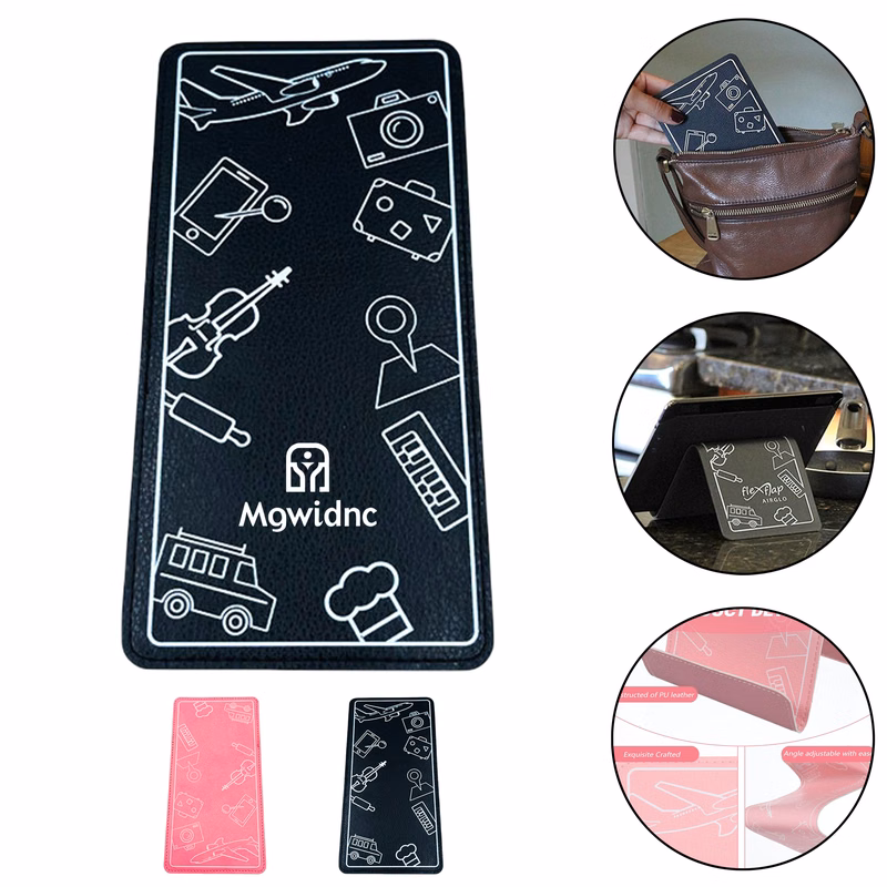 Flexible PU Leather Phone Stand