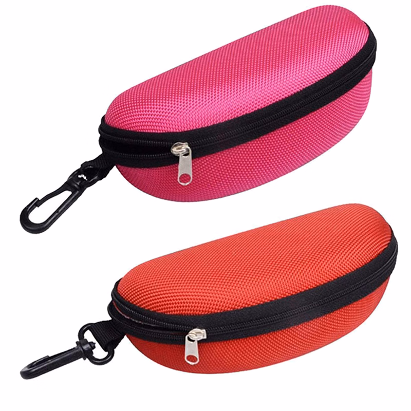 Portable Zipper Eye Glasses Shell Sunglasses Hard Case Protector