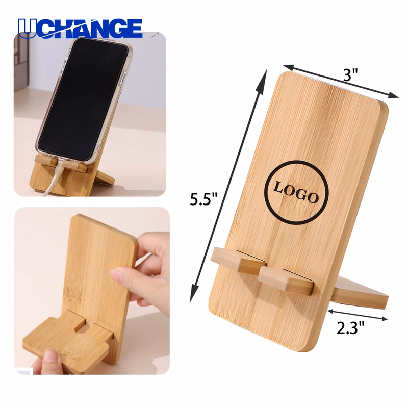 Sturdy Wooden Phone Holder Stand