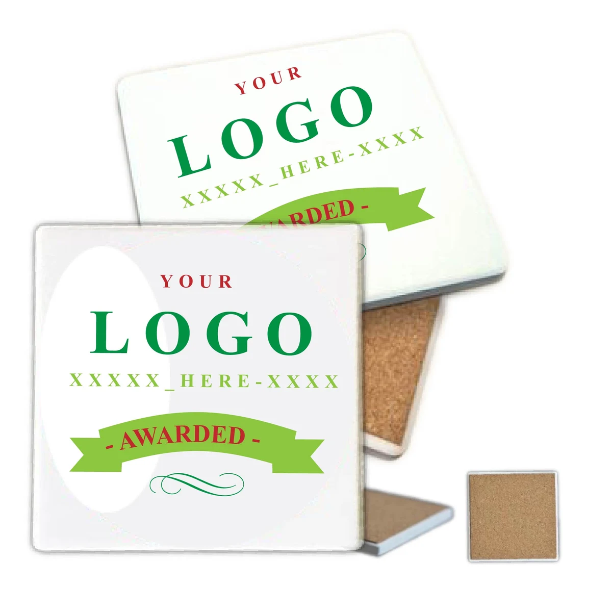 Full Color Absorbent Stone Drink Coasters 1