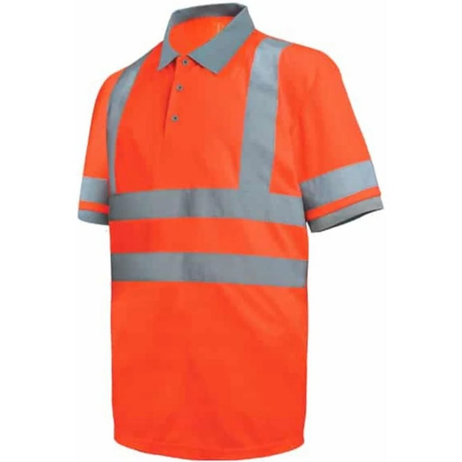 VISIPRO Short Sleeve Reflective Safety Polo with Bands, 1