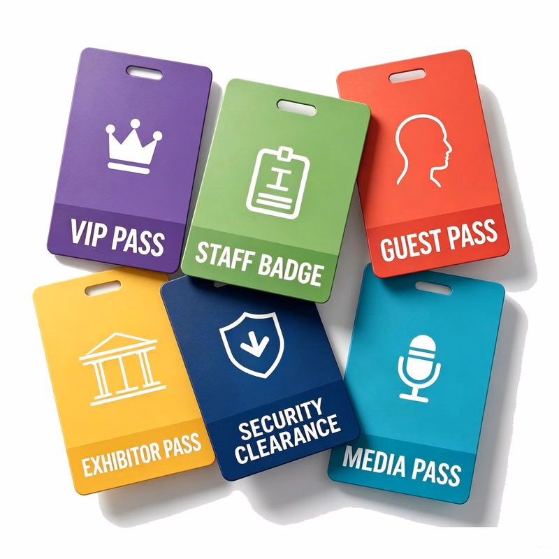 Custom PVC Name Badge for Conferences and Events