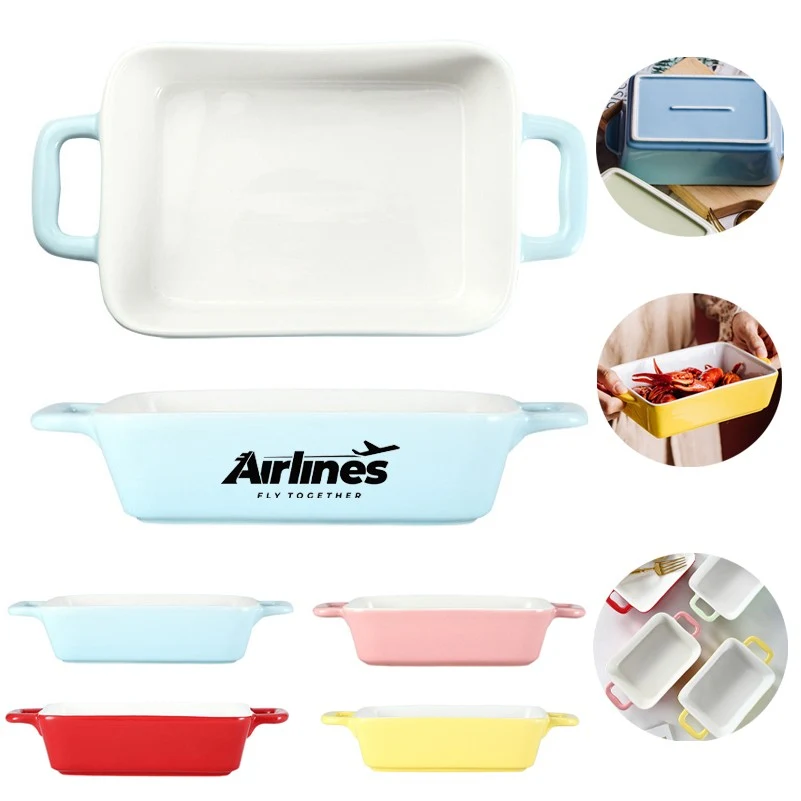 Cooking Cake Pie Kitchen Oven Pan Porcelain Baking Dish 1