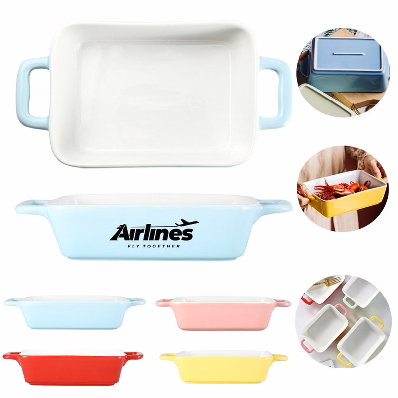 Cooking Cake Pie Kitchen Oven Pan Porcelain Baking Dish